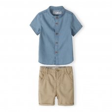 Catch 5B: Oxford Grandad And Chino Short (3-12 Months)